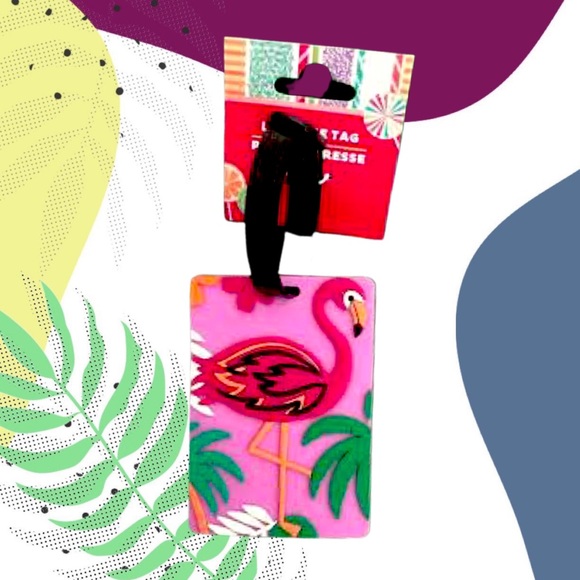 FLAMINGO LUGGAGE TAG NWT - Picture 7 of 7